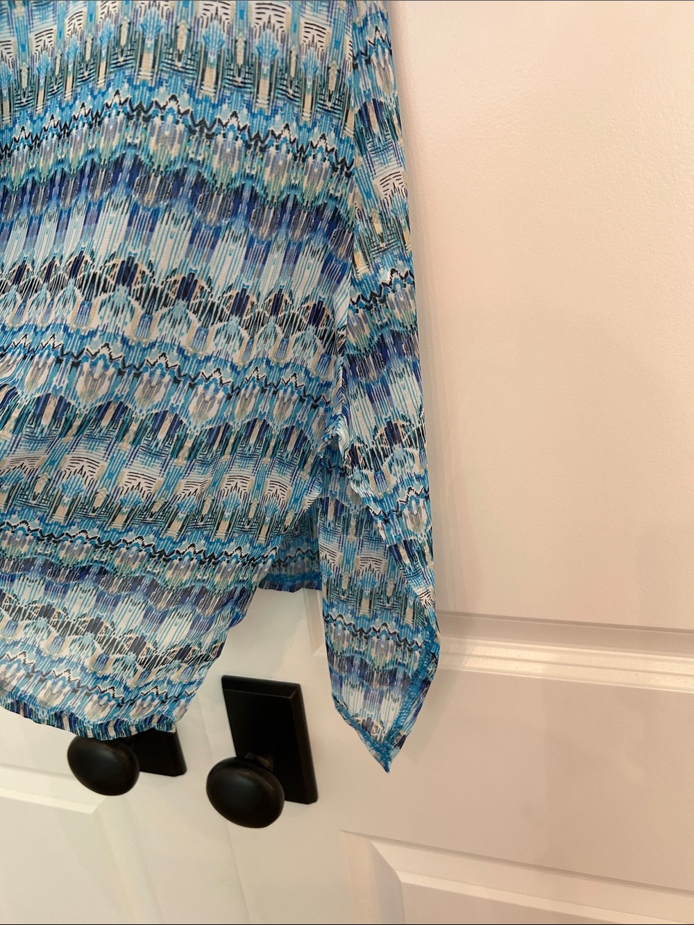 Portocruz Blue Patterned Women’s Swim Coverup - Picture 8 of 9